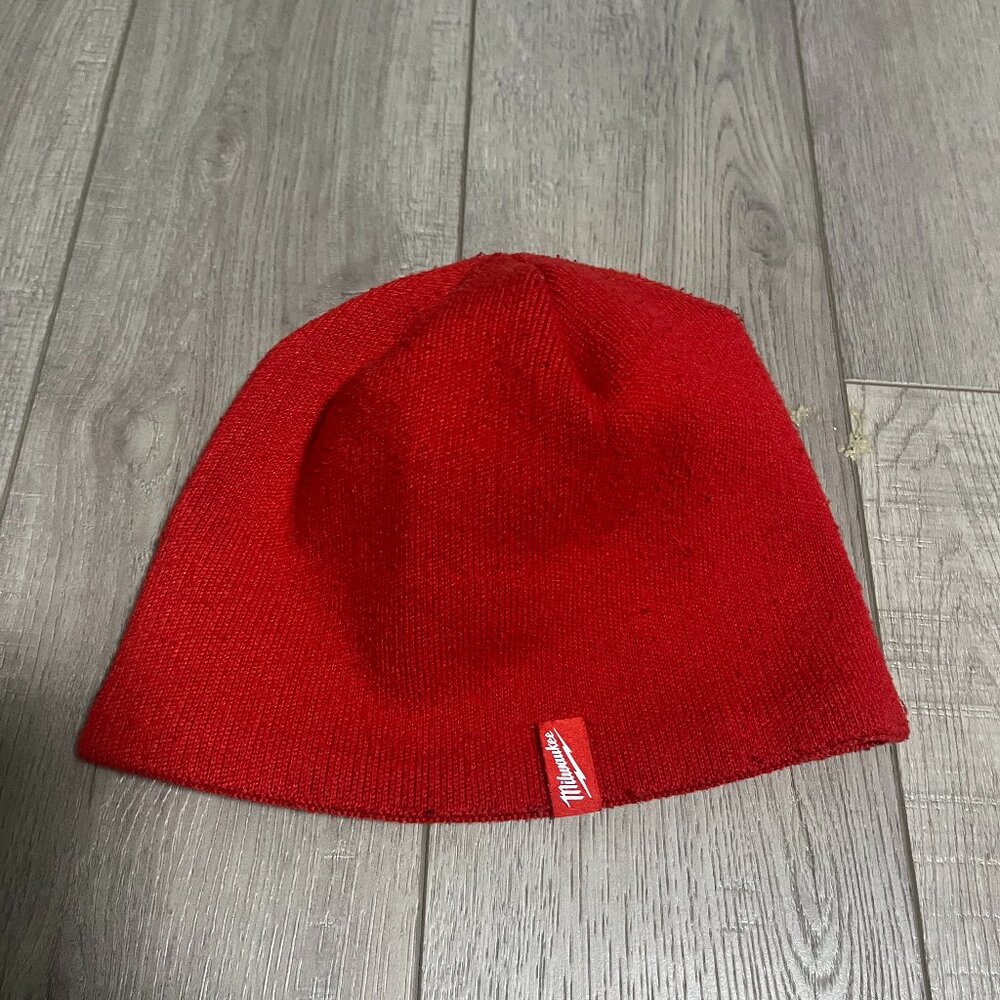 Milwaukee Beanie Winter Hat Red Toque